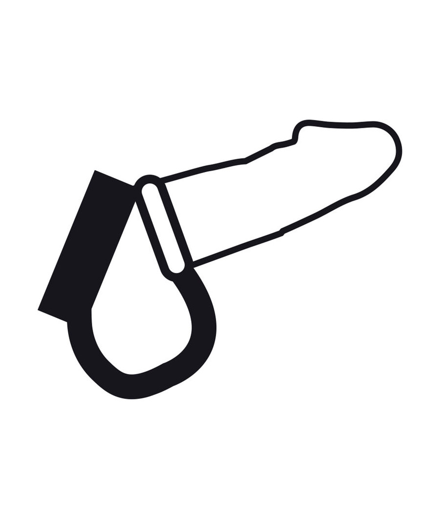DARKNESS - ANILLO PARA PENE Y TESTÍCULOS BDSM