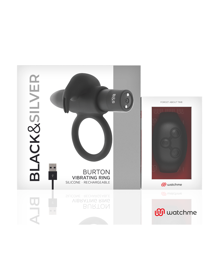 BLACK&SILVER - BURTON CONTROL REMOTO COCKRING WATCHME