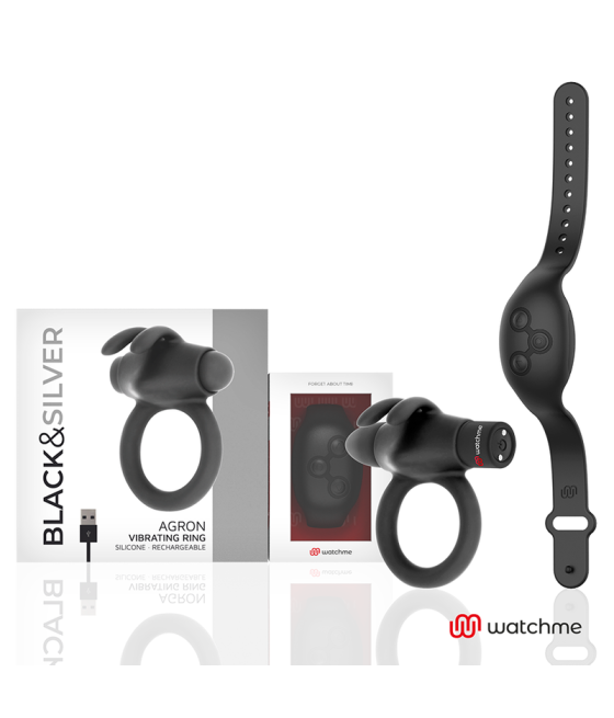 BLACK&SILVER - OROLOGIO COCKRING CON TELECOMANDO AGRONME