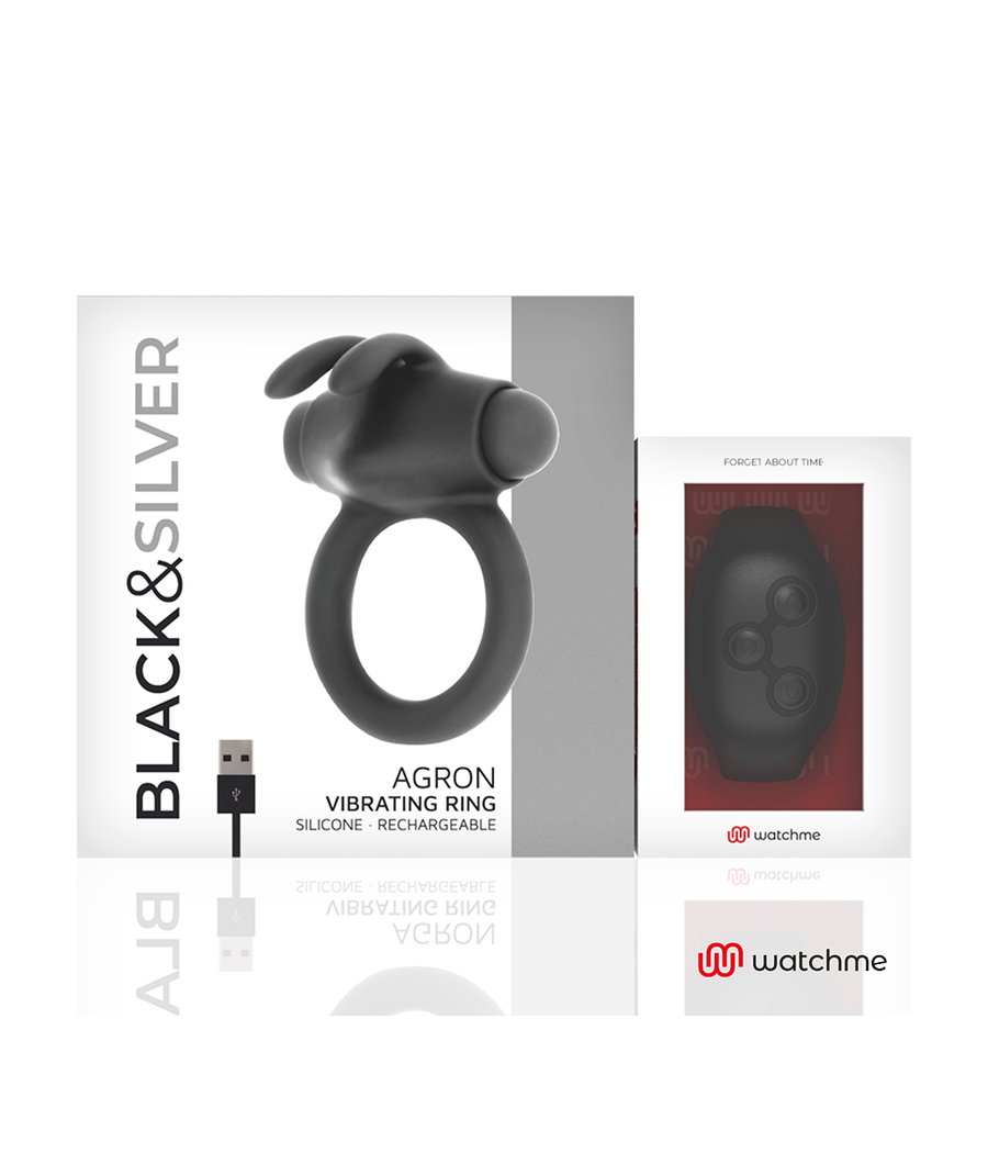 BLACK&SILVER - AGRON ANEL DE CONTROLE REMOTO WATCHME