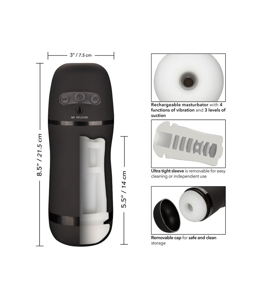 CALEXOTICS - VIBRIERENDER SAUGMASTURBATOR MIT OPTIMALER LEISTUNG