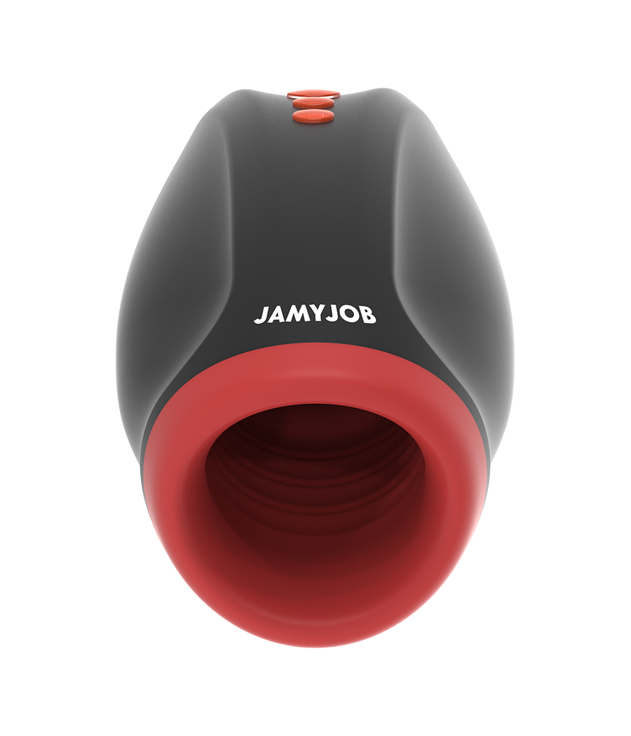 JAMYJOB - NOVAX MASTURBATOR WITH VIBRATION AND COMPRESSION