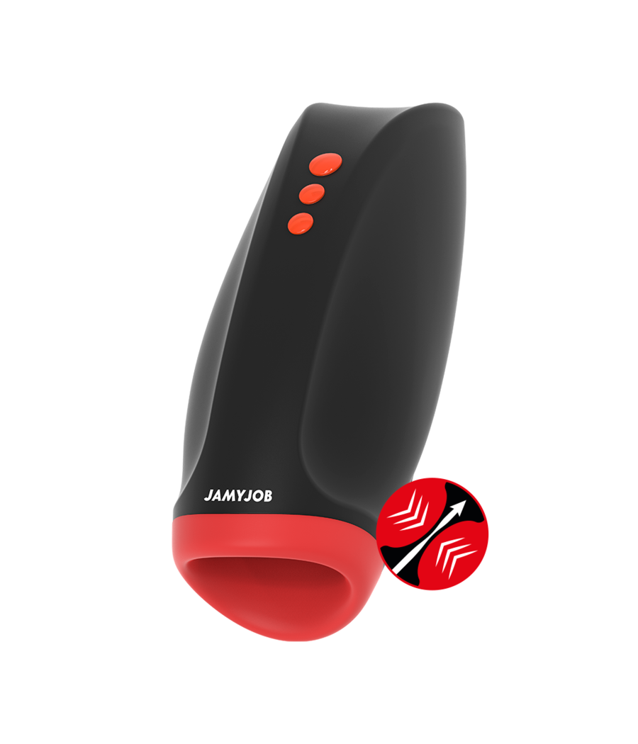 JAMYJOB - MASTURBATEUR NOVAX AVEC VIBRATION ET COMPRESSION