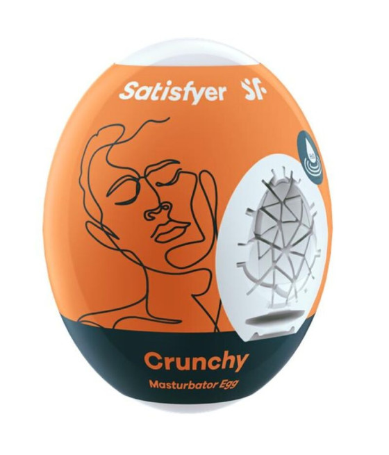 SATISFYER - CRUNCHY HUEVO MASTURBADOR