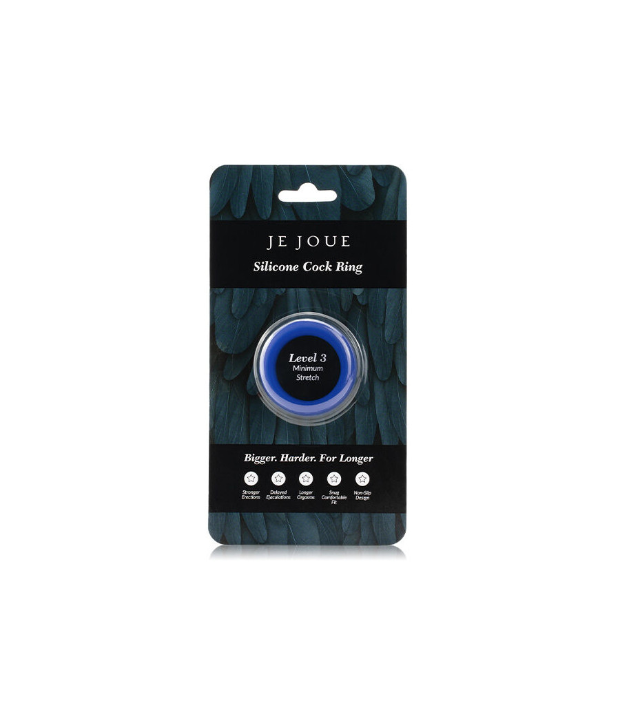 JE JOUE - BAGUE SILICONE BLEUE STRANGULATION MINIMUM