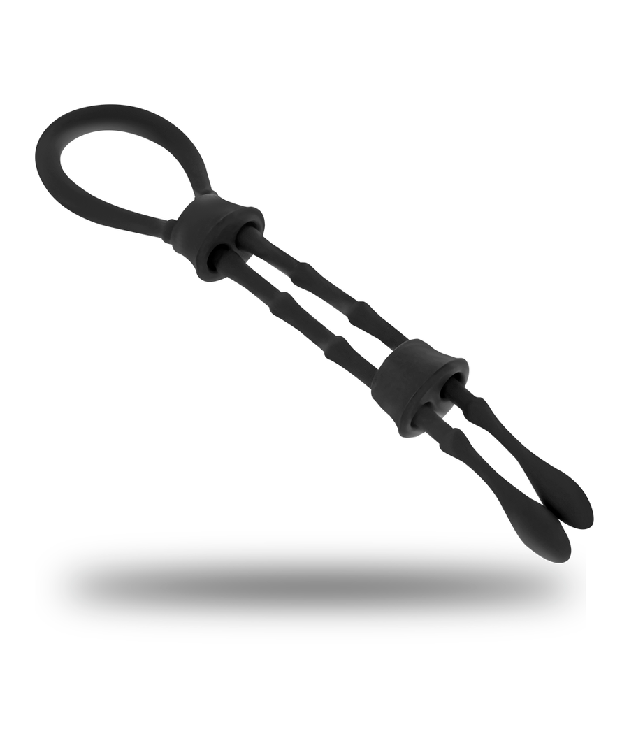 OHMAMA FETISH - SILICONE CORD-COCK AND TESTICLES RING