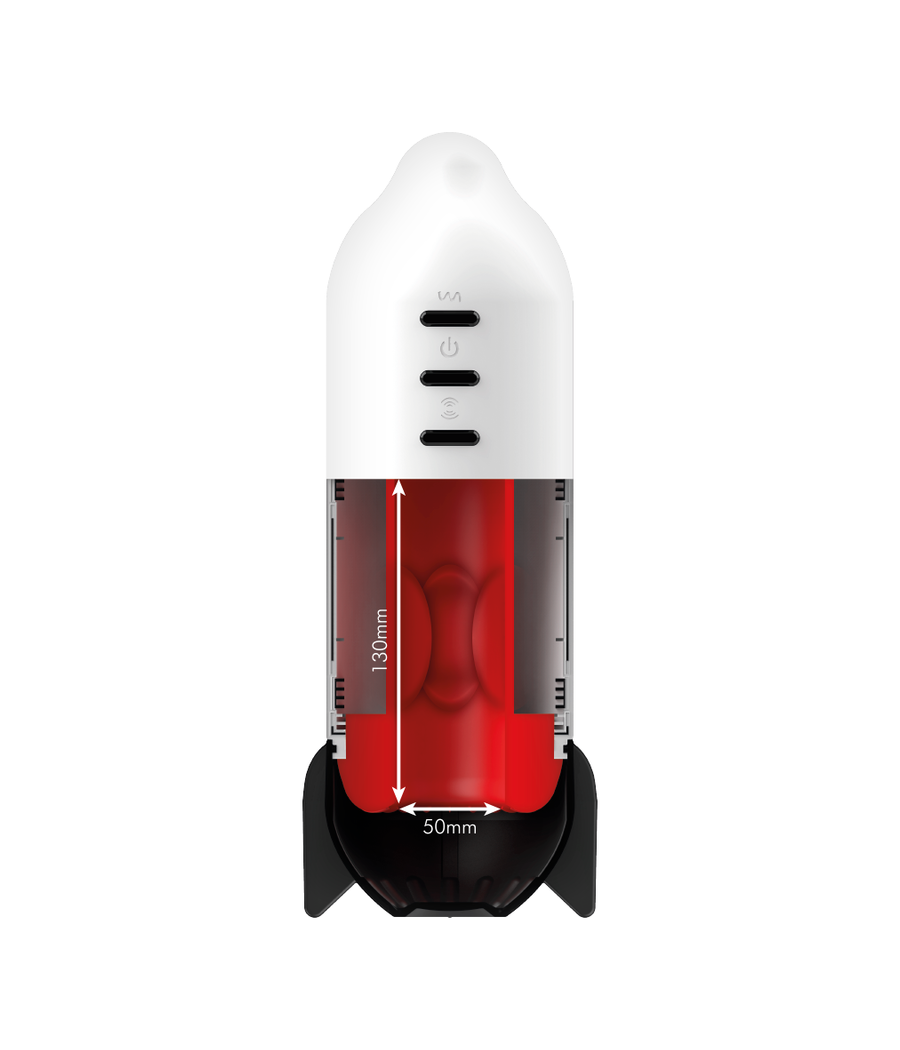 JAMYJOB - MASTURBATEUR ROCKET TECHNOLOGIE DE COMPRESSION DOUCE ET VIBRATION