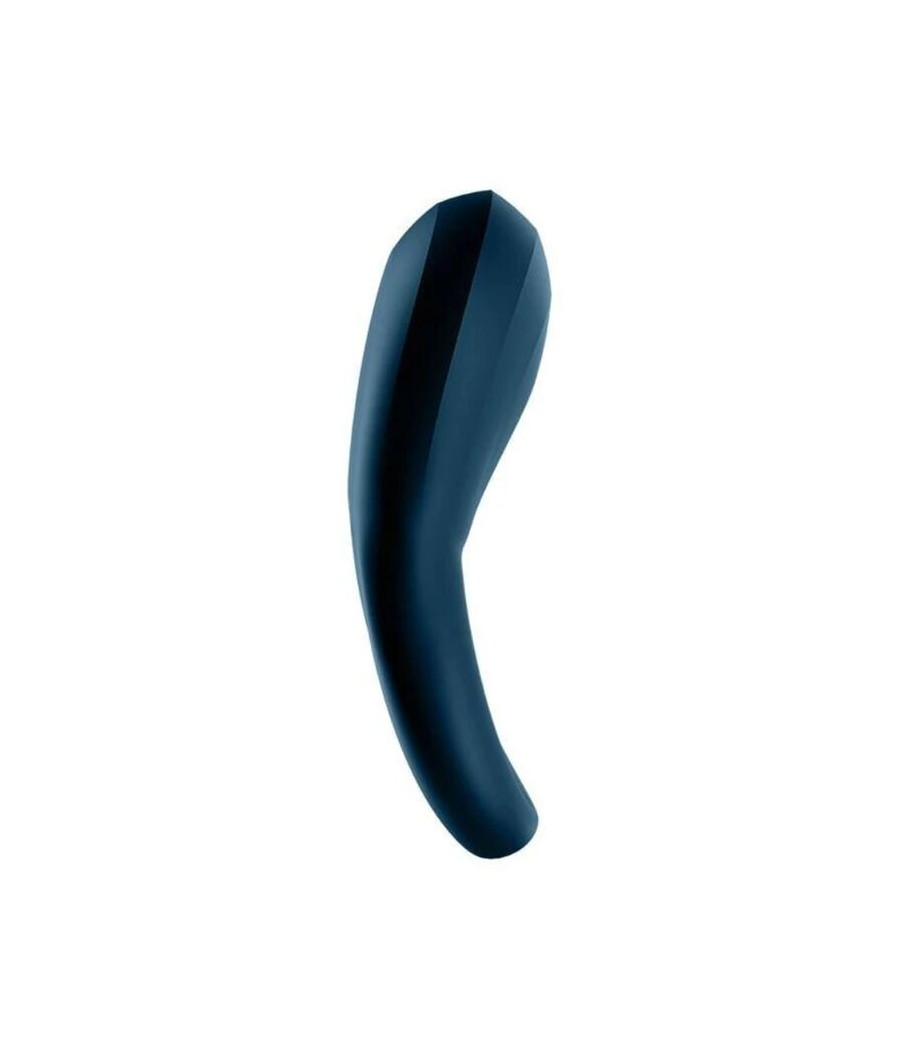 SATISFYER - APLICATIVO VIBRADOR DE ANEL EPIC DUO AZUL