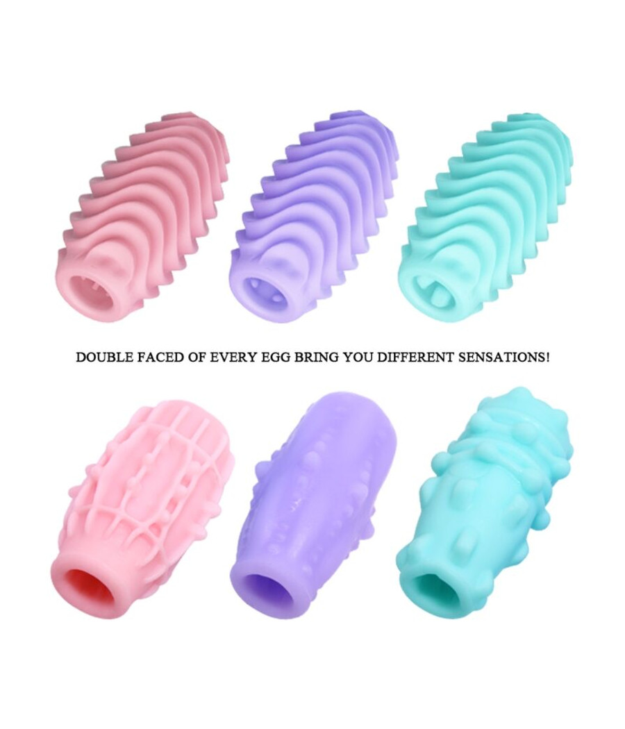 PRETTY LOVE - DOUBLE SIDED MASTURBATOR EGG 15 UNITS