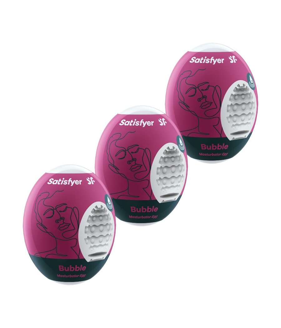 SATISFYER - 3 OEUFS MASTURBATEURS BUBBLE