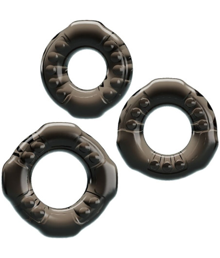 BAILE - COCK RINGS YVONNE SET 3 PENIS RINGS