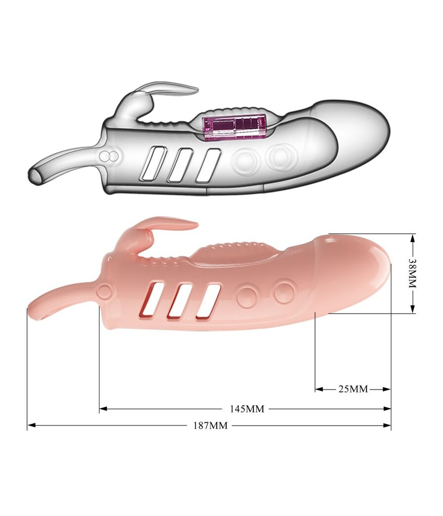 PRETTY LOVE - SLOANE FUNDA PENE RABBIT NATURAL