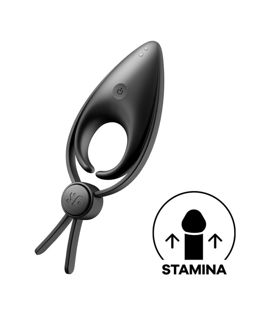 SATISFYER - VIBRATEUR  ANNEAU SNIPER NOIR