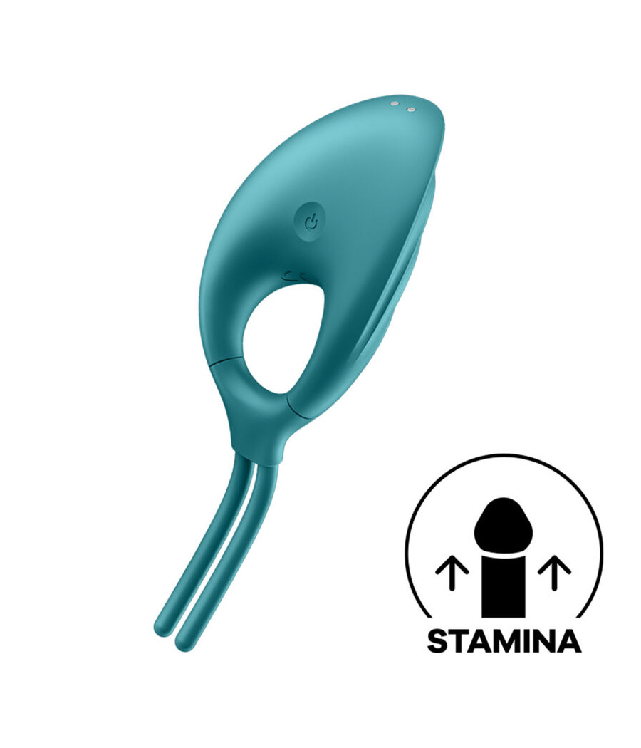 SATISFYER - SWORDSMAN ANILLO VIBRADOR VERDE