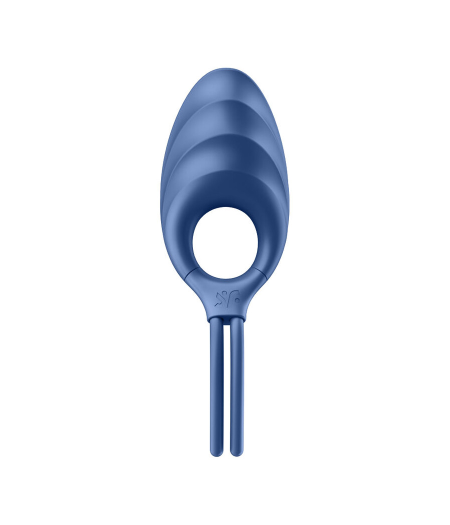 SATISFYER - VIBRADOR DE ANEL ESPADADISTA AZUL