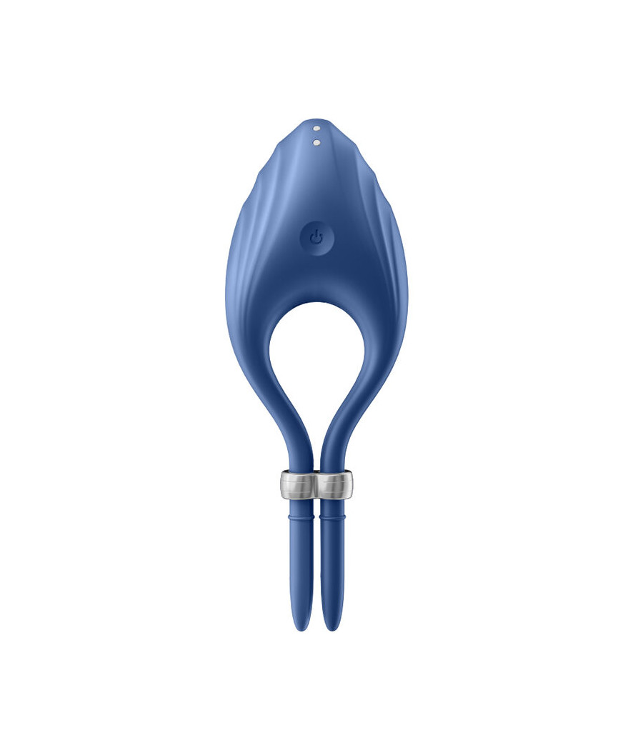 SATISFYER - VIBRATEUR ANNEAU DUELIST BLEU
