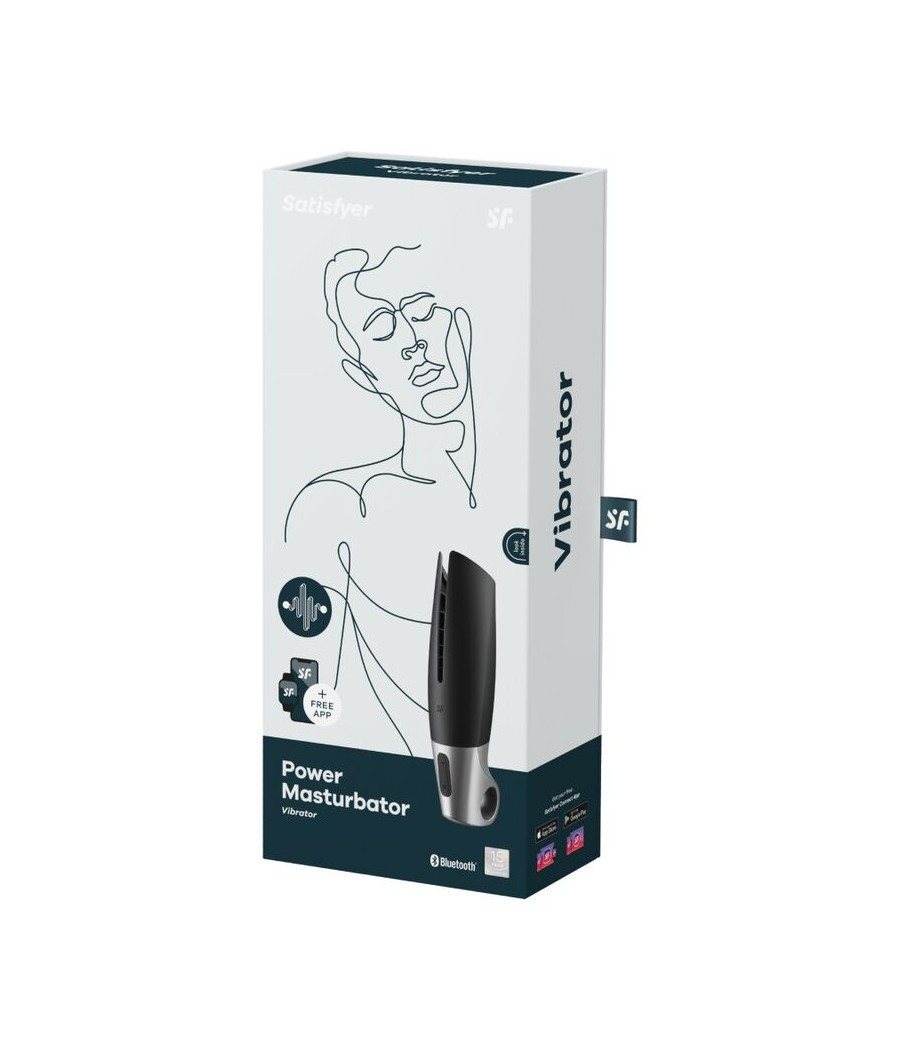 SATISFYER - POWER MASTURBATOR SCHWARZ