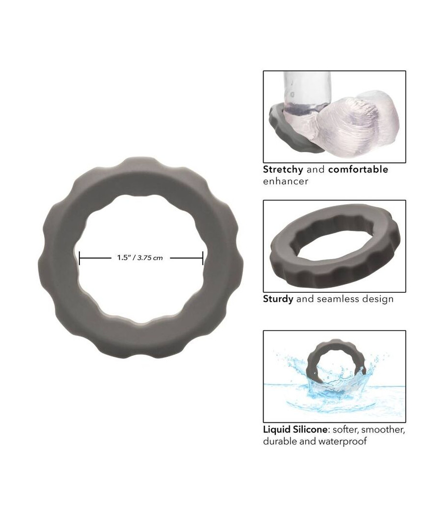 CALEXOTICS - ALPHA ERECT RING GREY