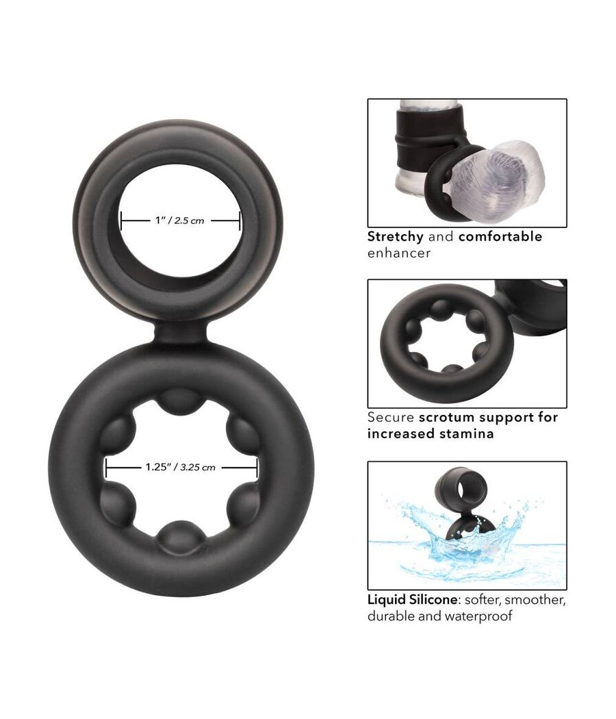 CALEXOTICS - ALPHA DUAL MAGNUM RING SCHWARZ