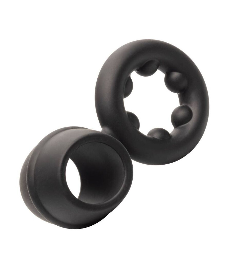 CALEXOTICS - ALPHA DUAL MAGNUM RING NEGRO