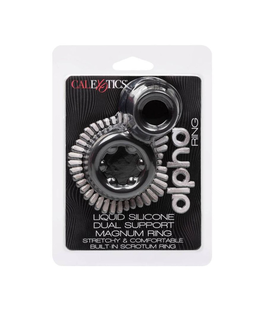CALEXOTICS - ANELLO ALPHA DUAL MAGNUM NERO