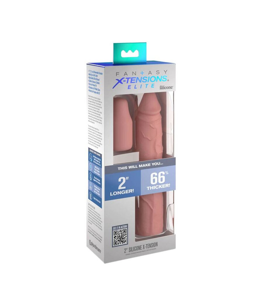 FANTASY X- TENSIONS - PIPEDREAMS SLEEVE 20,32 CM + 5,00 CM INCH PLUG SKIN