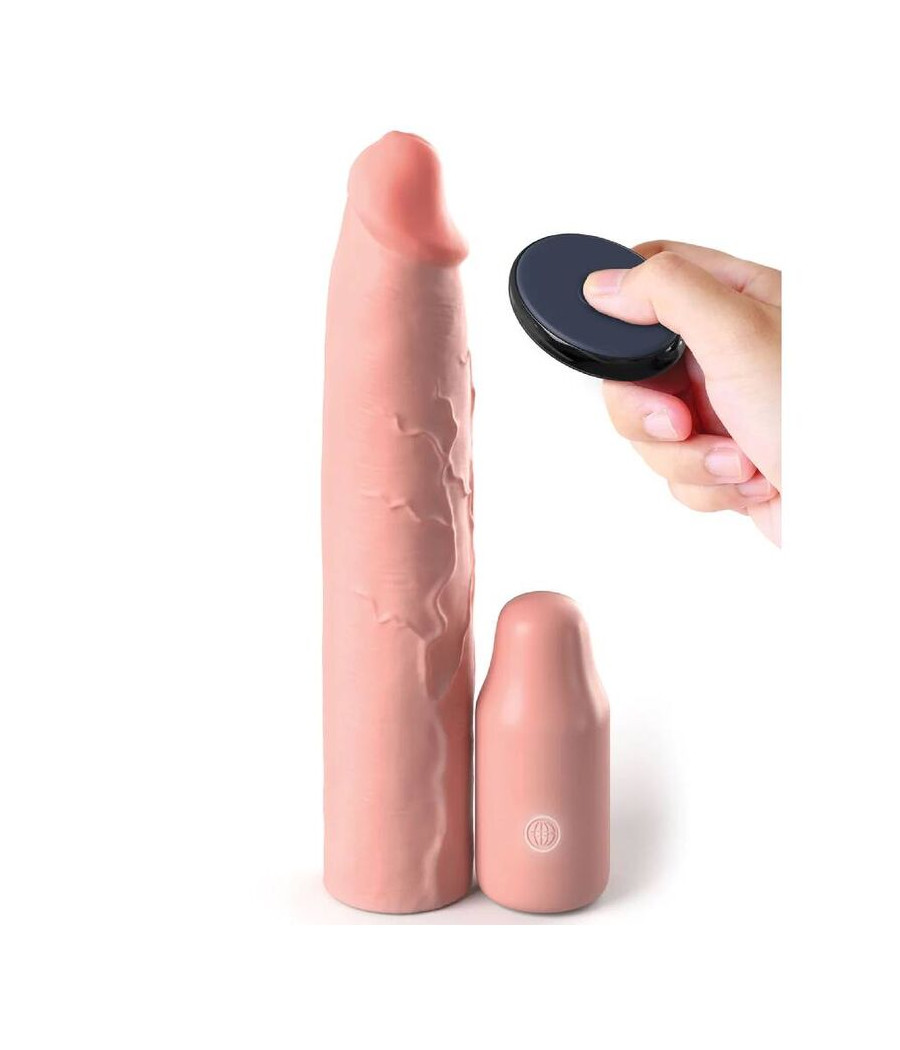 FANTASY X- TENSIONS - PIPEDREAMS SLEEVE 22,86 CM + 7,62 CM PLUG REMOTE SKIN