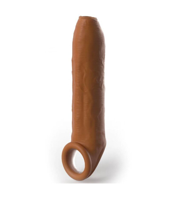 PIPEDREAMS - SLEEVE UNCUT 17,78 CM W STRAP CARAMEL