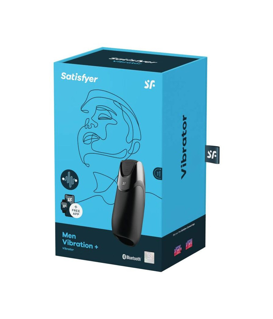 SATISFYER - MEN VIBRATION+ PRETO