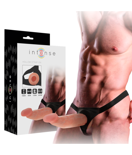 INTENSE - ARNÊS OCO COM DILDO 18 X 3,5 CM