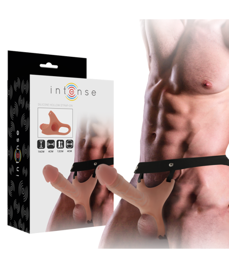 INTENSE - HOHLGESCHIRR MIT SILIKON-DILDO 16 X 3,5 CM