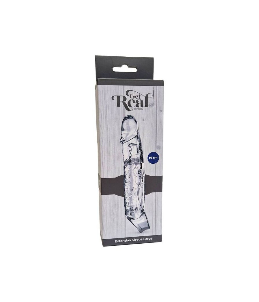 GET REAL - EXTENSO LONGA 19 CM TRANSPARENTE