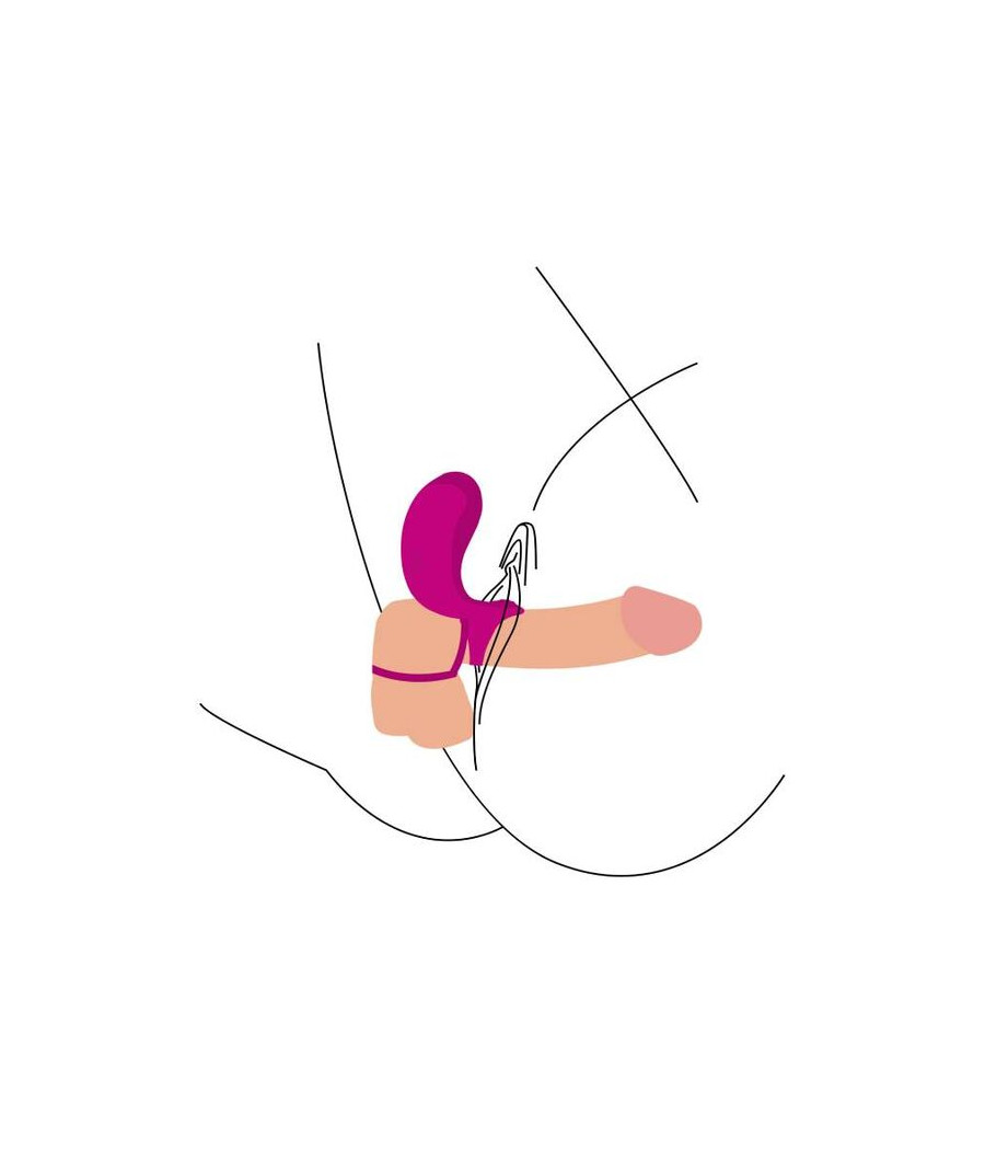 XOCOON - BAGUE STIMULATEUR DE COUPLES FUCHSIA