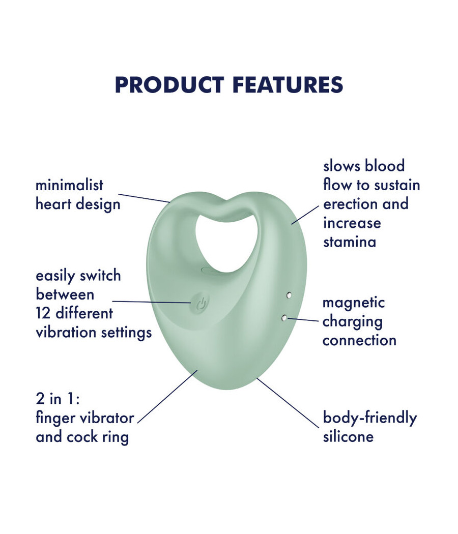 SATISFYER - PAIRE PARFAITE 3 VERT
