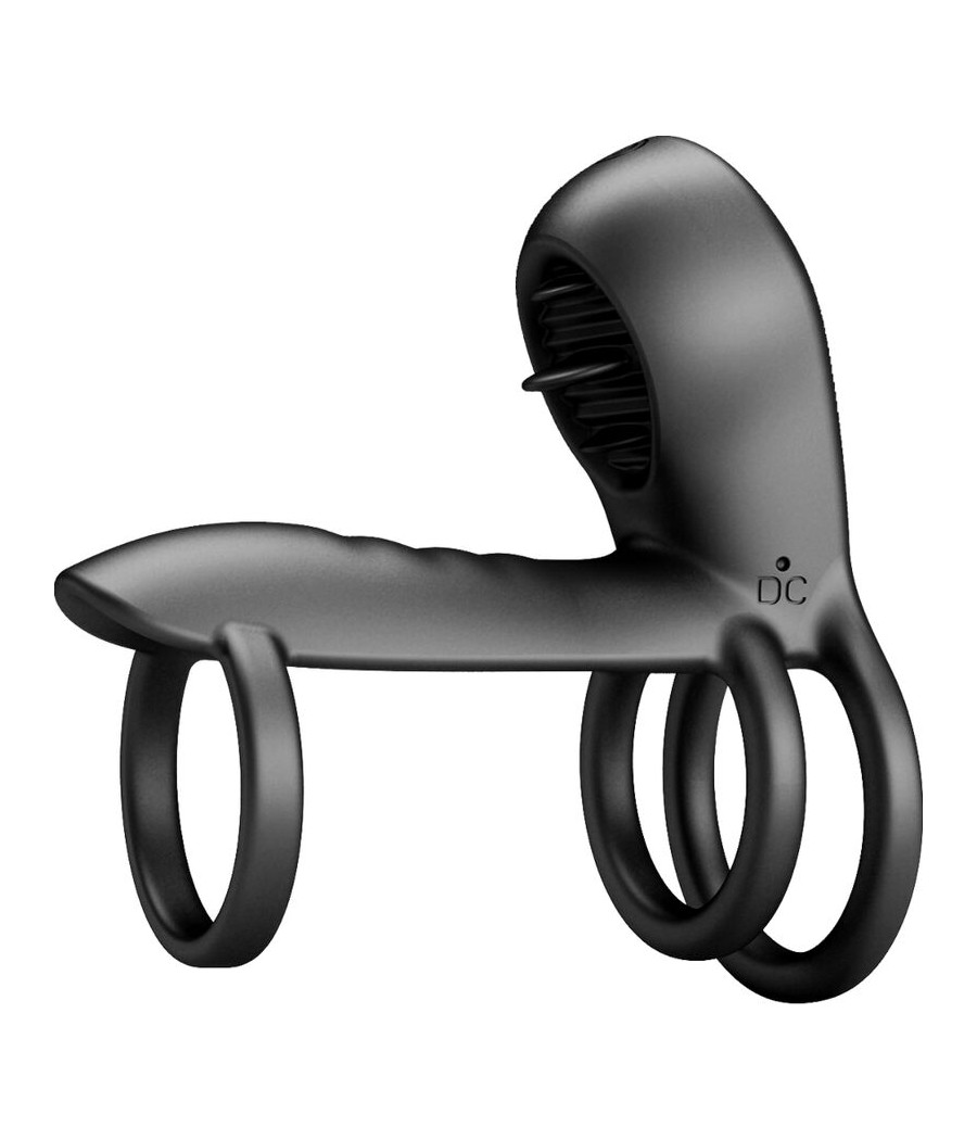 PRETTY LOVE - JAMMY PENIS-HÜLLE 12 VIBRATIONEN MIT WIEDERAUFLADBARER SILIKON-ZUNGE