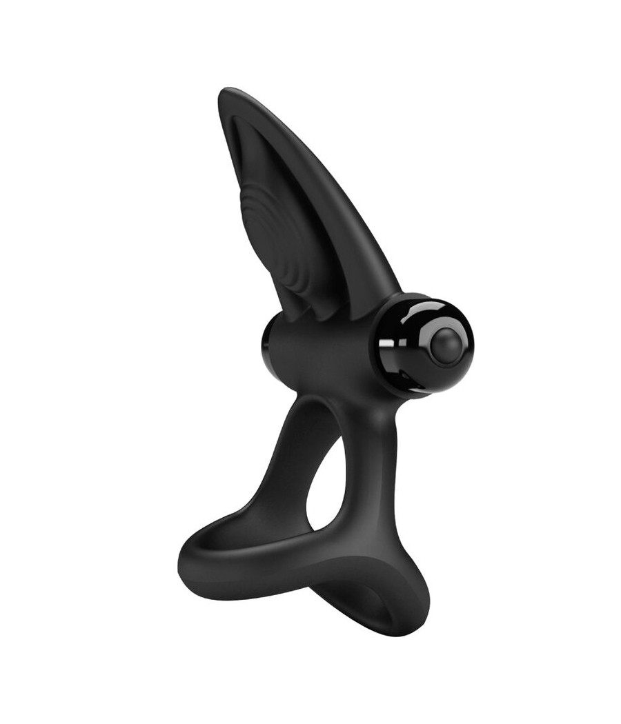 PRETTY LOVE - ANEL VIBRANTE 10 VIBRAÕES SILICONE PRETO