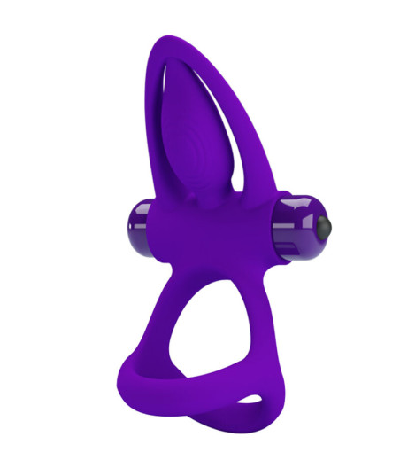 PRETTY LOVE - ANEL VIBRADOR 10 VIBRAÕES LILA SILICONE