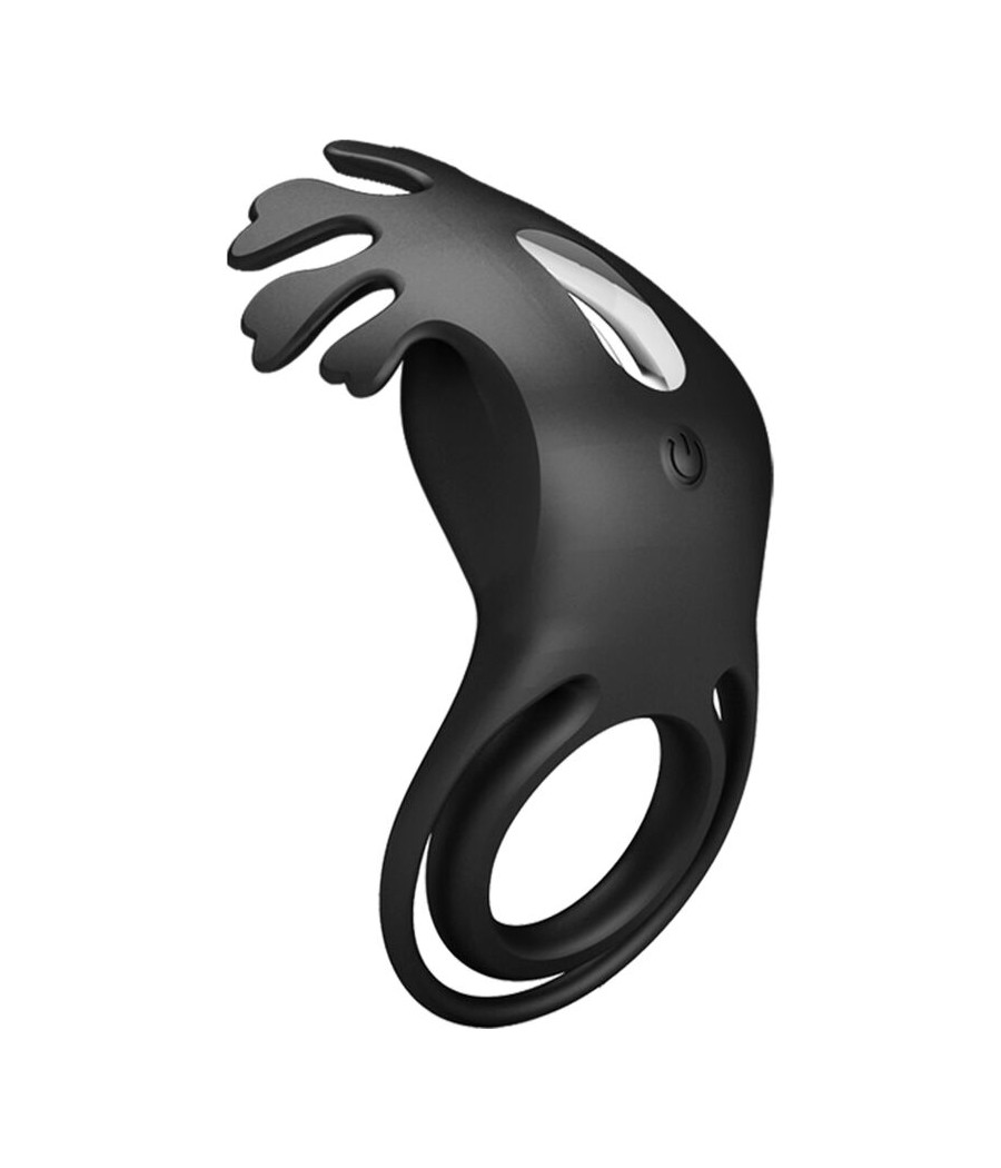 PRETTY LOVE - ANELLO VIBRATORE RUBEN 7 VIBRAZIONI IN SILICONE NERO