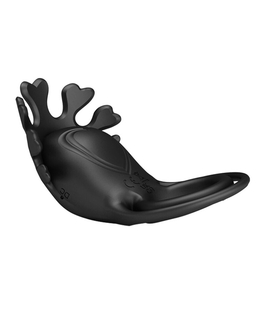 PRETTY LOVE - ANNEAU VIBRATEUR RUBEN 7 VIBRATIONS SILICONE NOIR