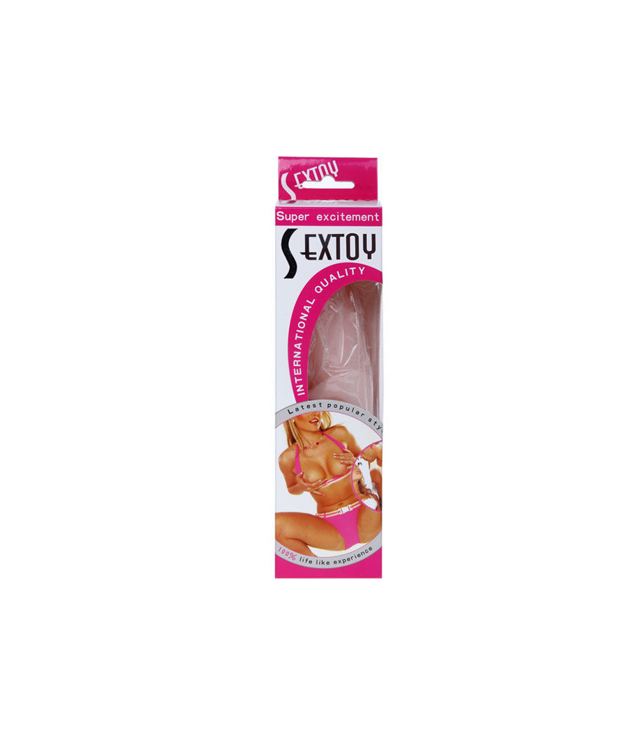 BAILE - DILDO DE SILICONE REALISTIC SKIN TOUCH 19 CM COR DA CAIXA ALEATÓRIA