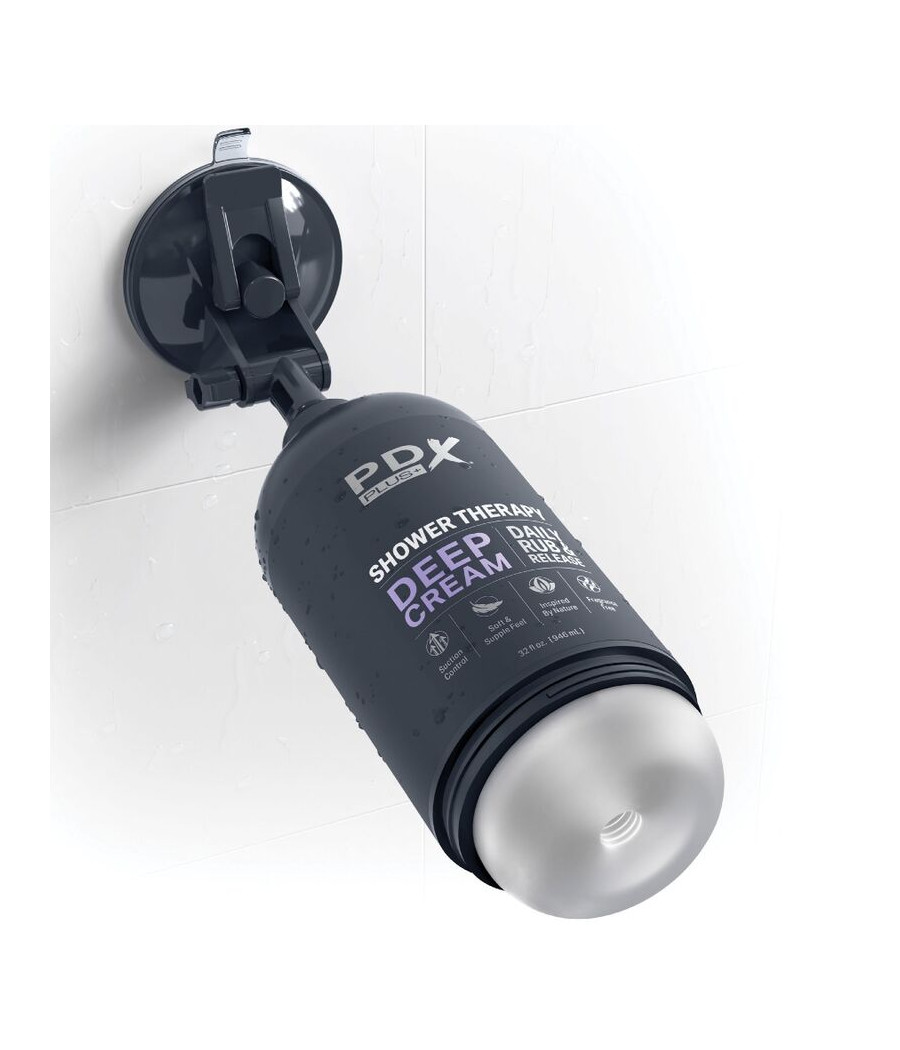 PDX PLUS - MASTURBADOR STROKER DISEÑO DISCRETO DE BOTE CHAMPU DEEP CREAM