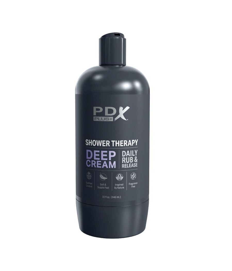 PDX PLUS - MASTURBADOR STROKER DISEÑO DISCRETO DE BOTE CHAMPU DEEP CREAM