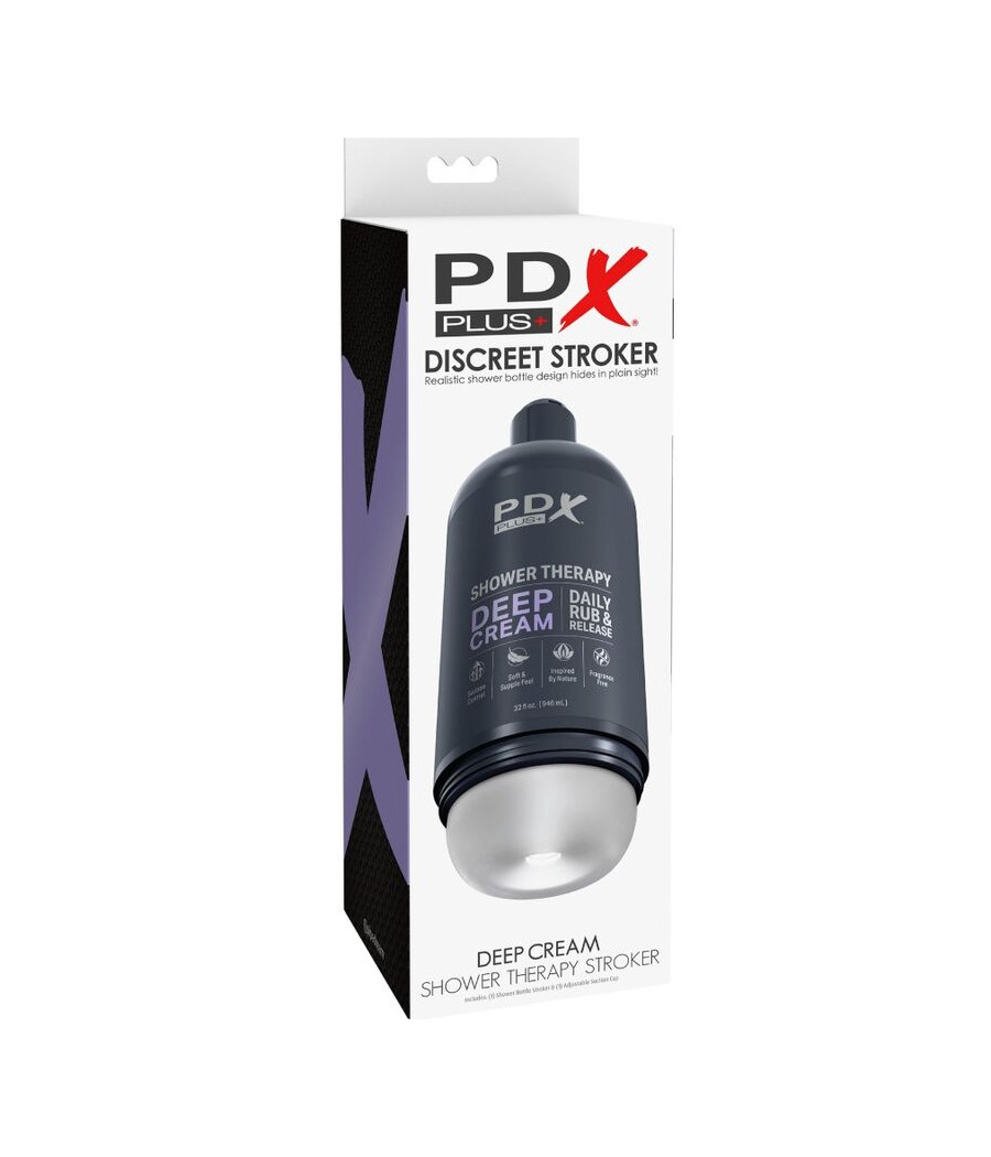 PDX PLUS - STROKER MASTURBATEUR DISCRET DEEP CREAM SHAMPOOING CONCEPTION DE BOUTEILLE