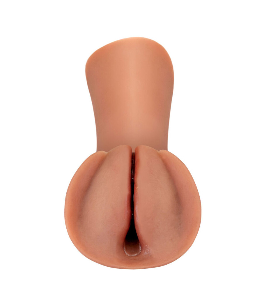 FETISH FANTASY EXTREME - MASTURBADOR MASCULINO SILICONA SLIPPERY SLIT CARAMELO