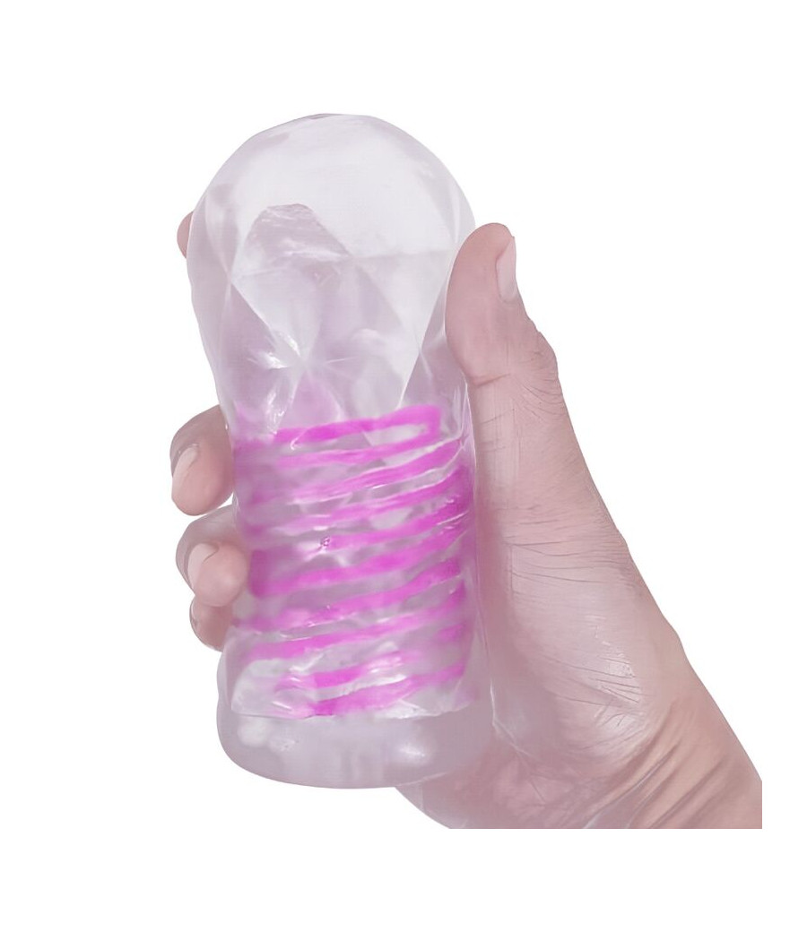 PRETTY LOVE - MASTURBADOR MASCULINO FANTASY COM ESPIRAL INTERNA E BOLAS TRANSPARENTES