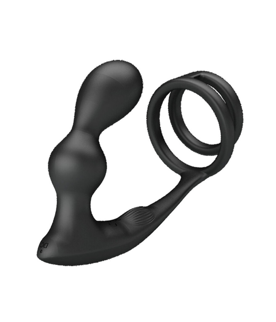 PRETTY LOVE - MARSHALL PENISRING MIT VIBRATORISCHEM ANALPLUG MIT FERNBEDIENUNG