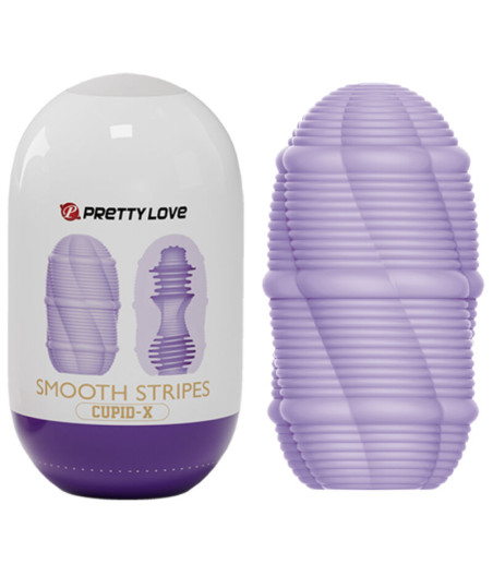 PRETTY LOVE - UOVO MASTURBATORE CUPIDO A STRISCE LISCE