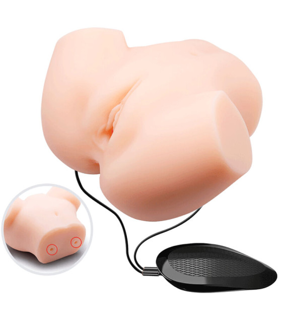 CRAZY BULL - REALISTIC VAGINA AND ANUS DOUBLE VIBRATION