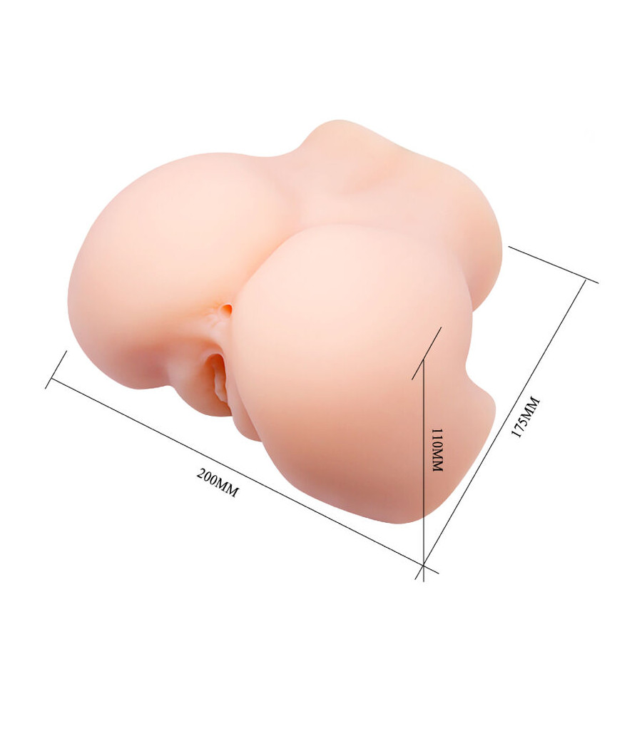 CRAZY BULL - REALISTISCHE VAGINA- UND ANUS-DOPPELVIBRATION