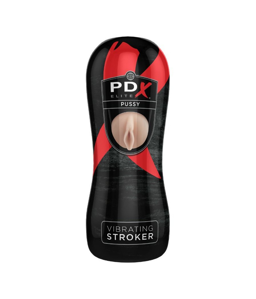 PDX ELITE - VIBRATING PUSSY STROKER